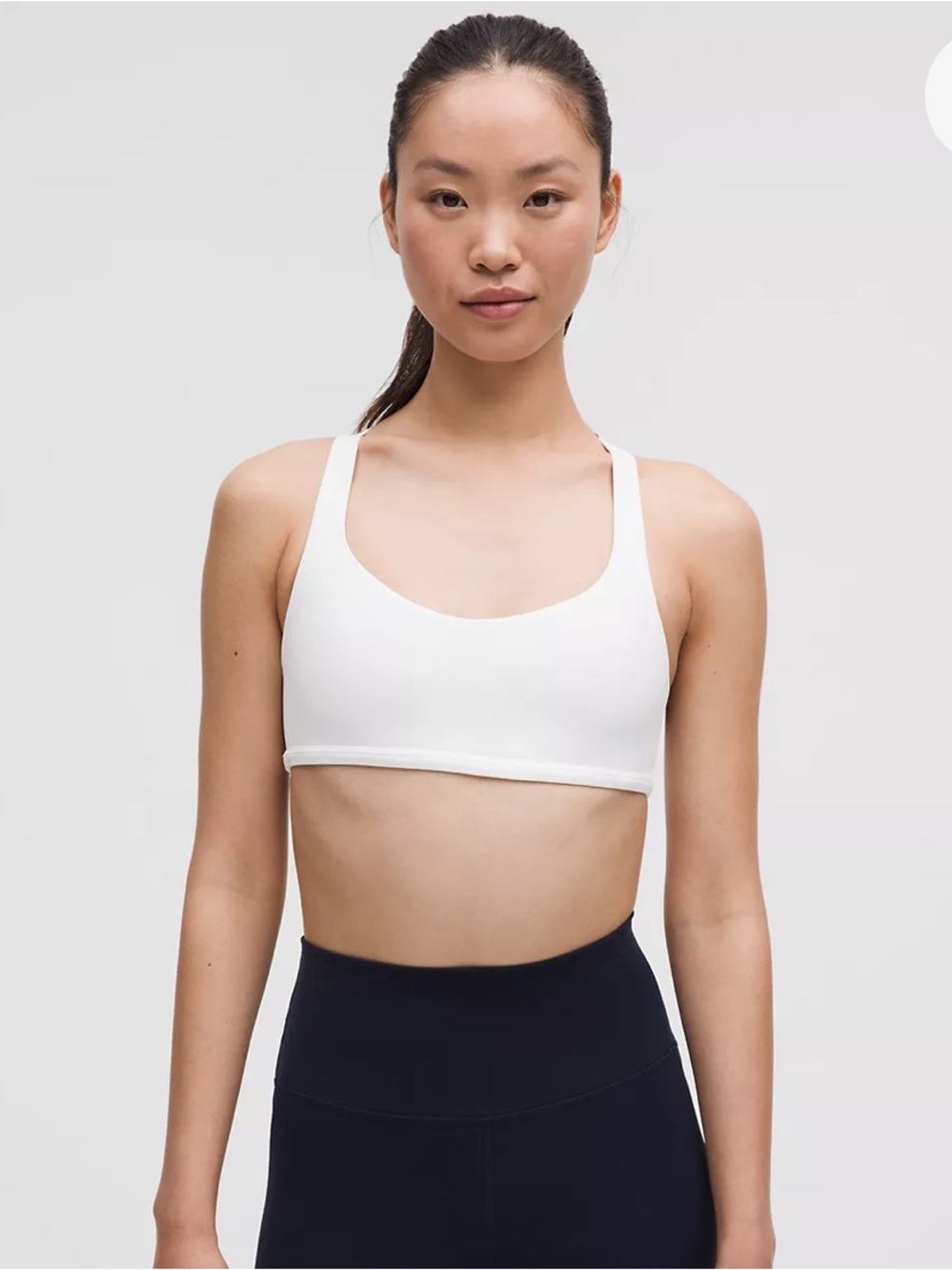 Lululemon White Sports Bra